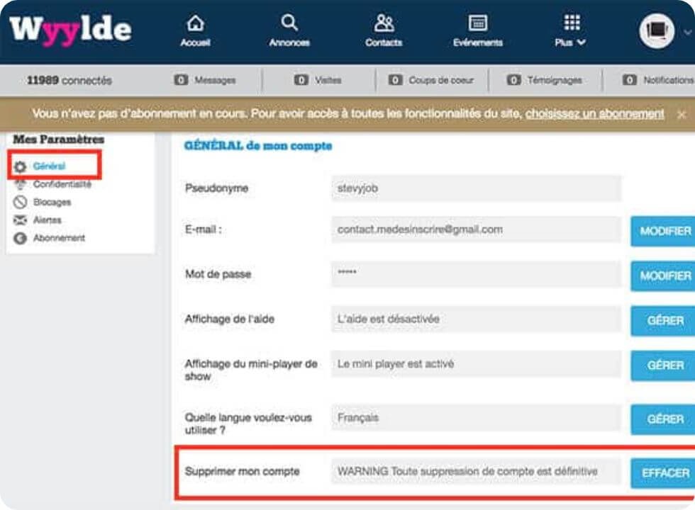 supprimer-compte-wyylde